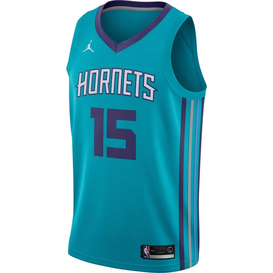 Kemba Walker Charlotte Hornets Jordan Brand Swingman Jersey Teal - Icon Edition 2019