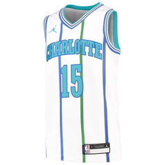 Kemba Walker Charlotte Hornets Jordan Brand Youth Hardwood Classics Swingman Jersey – White 2019
