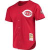 Image of Ken Griffey Jr. Cincinnati Reds Mitchell &amp; Ness Fashion Cooperstown Collection Mesh Batting Practice Jersey - Red 2019