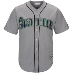 Ken Griffey Jr. Seattle Mariners Majestic Alternate Cool Base Player Jersey - Gray 2019