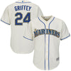 Image of Ken Griffey Jr. Seattle Mariners Majestic Alternate Official Cool Base Replica Player Jersey - Cream 2019