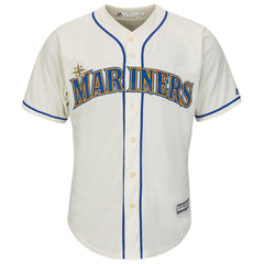 Ken Griffey Jr. Seattle Mariners Majestic Alternate Official Cool Base Replica Player Jersey - Cream 2019