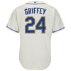 Image of Ken Griffey Jr. Seattle Mariners Majestic Alternate Official Cool Base Replica Player Jersey - Cream 2019