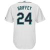Image of Ken Griffey Jr. Seattle Mariners Majestic Cool Base Player Jersey - White 2019
