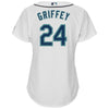 Image of Ken Griffey Jr. Seattle Mariners Majestic Women's Cool Base Player Jersey - White 2019