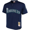 Image of Ken Griffey Jr. Seattle Mariners Mitchell &amp; Ness Cooperstown Collection Mesh Batting Practice Jersey - Navy 2019