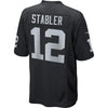 Image of Ken Stabler Oakland Raiders Retired Player Game Jersey - Black 2019