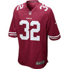 Image of Kendall Hunter San Francisco 49ers Game Jersey - Scarlet 2019