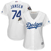 Image of Kenley Jansen Los Angeles Dodgers Majestic Women's World Series Cool Base Player Jersey – White 2019