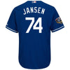 Image of Kenley Jansen Los Angeles Dodgers Majestic World Series Cool Base Player Jersey – Royal 2019