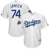 Image of Kenley Jansen Los Angeles Dodgers Majestic World Series Cool Base Player Jersey – White 2019