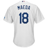 Image of Kenta Maeda Los Angeles Dodgers Majestic Home Official Cool Base Player Replica Jersey - White 2019