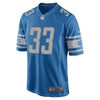 Image of Kerryon Johnson Detroit Lions Game Jersey – Blue 2019