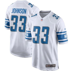 Kerryon Johnson Detroit Lions Game Jersey - White 2019