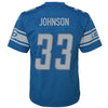 Image of Kerryon Johnson Detroit Lions Youth Game Jersey – Blue 2019