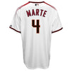Image of Ketel Marte Arizona Diamondbacks Majestic Home Cool Base Player Jersey – White 2019
