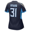 Image of Kevin Byard Tennessee Titans Women's New Game Jersey – Navy 2019