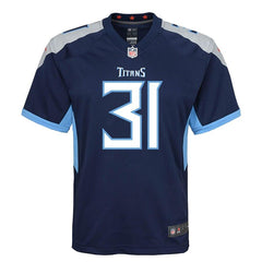 Kevin Byard Tennessee Titans Youth Game Jersey – Navy 2019