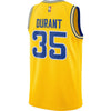 Image of Kevin Durant Golden State Warriors Hardwood Classics Swingman Jersey – Gold 2019
