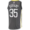 Image of Kevin Durant Golden State Warriors Swingman Jersey Black - Statement Edition 2019