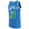 Image of Kevin Garnett Minnesota Timberwolves Mitchell &amp; Ness 1995-96 Hardwood Classics Swingman Jersey – Blue 2019