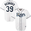 Image of Kevin Kiermaier Tampa Bay Rays Majestic Official Cool Base Player Jersey - White 2019