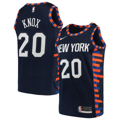 Kevin Knox New York Knicks City Edition Swingman Jersey – Navy 2019