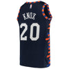 Image of Kevin Knox New York Knicks City Edition Swingman Jersey – Navy 2019