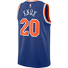 Image of Kevin Knox New York Knicks Swingman Jersey - Blue 2019