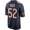 Image of Khalil Mack Chicago Bears 100th Season Game Jersey – Navy 2019