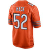 Image of Khalil Mack Chicago Bears 100th Season Game Jersey – Orange 2019