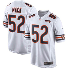 Khalil Mack Chicago Bears 100th Season Game Jersey – White 2019