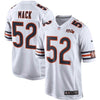 Image of Khalil Mack Chicago Bears 100th Season Game Jersey – White 2019