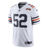 Image of Khalil Mack Chicago Bears 2019 100th Season Alternate Classic Limited Jersey - White 2019