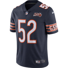 Khalil Mack Chicago Bears NFL 100th Season Limited Jersey – Navy 2019