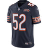 Image of Khalil Mack Chicago Bears NFL 100th Season Limited Jersey – Navy 2019