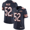 Image of Khalil Mack Chicago Bears NFL 100th Season Limited Jersey – Navy 2019