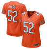 Image of Khalil Mack Chicago Bears Women's Game Jersey – Orange 2019