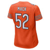 Image of Khalil Mack Chicago Bears Women's Game Jersey – Orange 2019