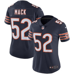 Khalil Mack Chicago Bears Women's Vapor Limited Player Jersey - Navy 2019