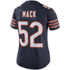 Image of Khalil Mack Chicago Bears Women's Vapor Limited Player Jersey - Navy 2019