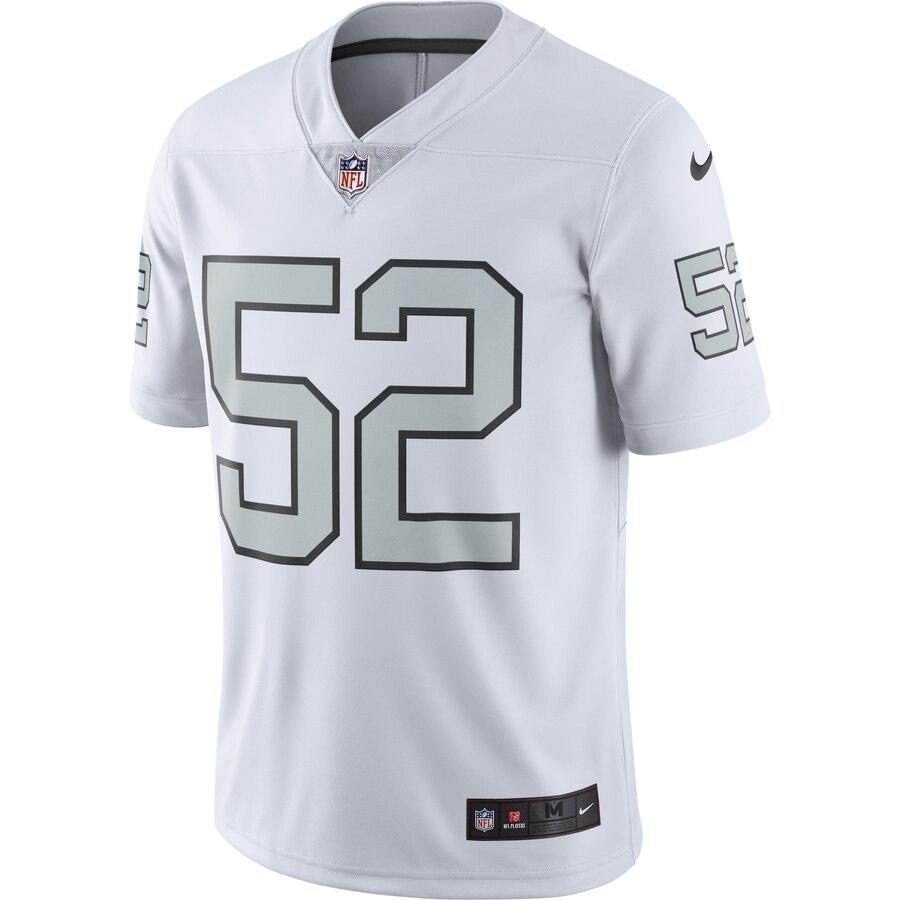 Khalil Mack Oakland Raiders Vapor Untouchable Color Rush Limited Player Jersey - White 2019
