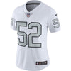 Image of Khalil Mack Oakland Raiders Women's Vapor Untouchable Color Rush Limited Player Jersey - White 2019