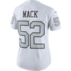 Image of Khalil Mack Oakland Raiders Women's Vapor Untouchable Color Rush Limited Player Jersey - White 2019