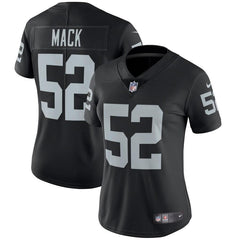 Khalil Mack Oakland Raiders Women's Vapor Untouchable Limited Player Jersey - Black 2019