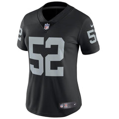 Khalil Mack Oakland Raiders Women's Vapor Untouchable Limited Player Jersey - Black 2019