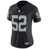 Image of Khalil Mack Oakland Raiders Women's Vapor Untouchable Limited Player Jersey - Black 2019