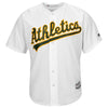 Image of Khris Davis Oakland Athletics Majestic Home Official Cool Base Replica Player Jersey - White 2019