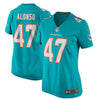 Image of Kiko Alonso Miami Dolphins Women's New Game Jersey – Aqua 2019