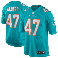 Kiko Alonso Miami Dolphins Youth New Game Jersey – Aqua 2019